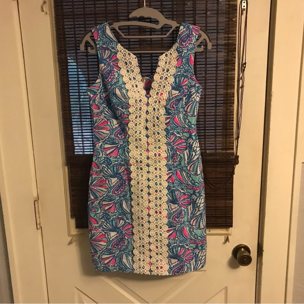 Lilly Pulitzer for Target Dress 20th Anniversary Collection Size 2 Blue Pink